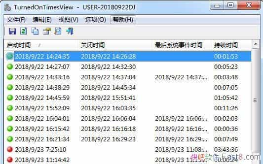 TurnedOnTimesView 1.3.5 &Կػ¼ѯ
