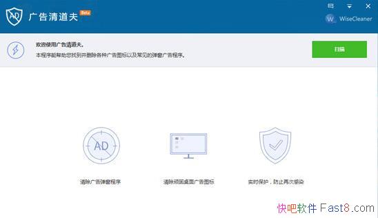 Wise AD Cleaner 1.19 ɫ&ʵʱػһƬ