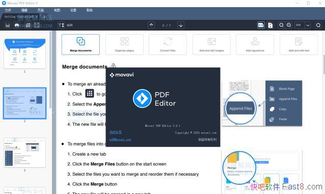 Movavi PDF Editor v3.2.0 רҵPDFļ༭ıЯ