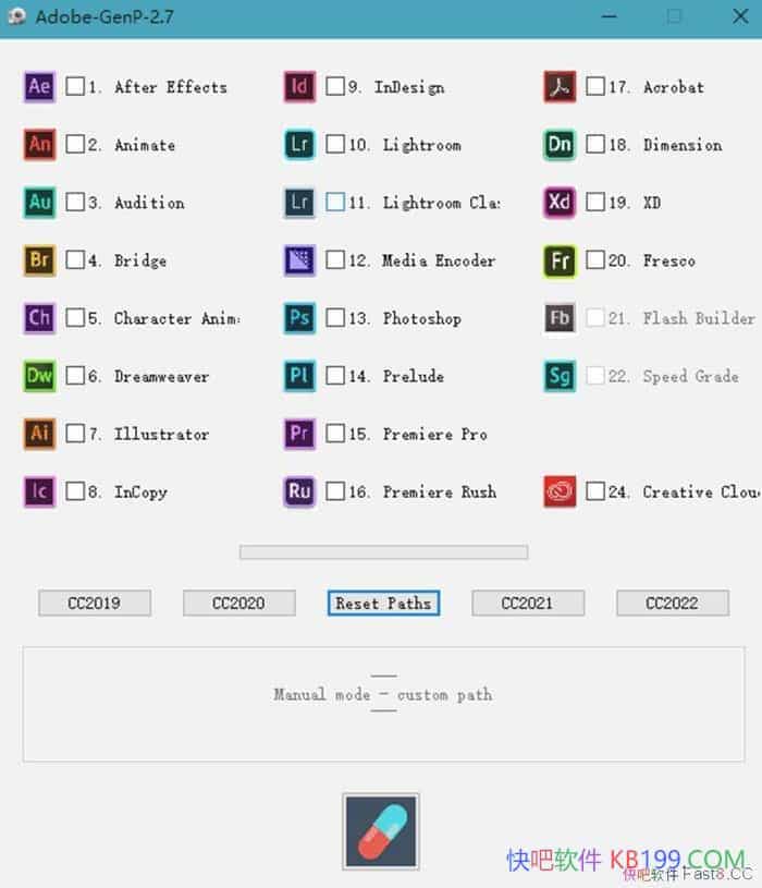 Adobe ͨɱ GenP/Zii/°һƽ⼤Adobe°