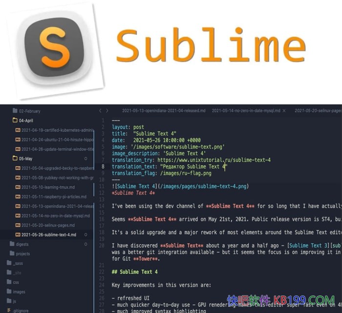 ༭ Sublime Text v4.0.0.4200 Ż/Ưû
