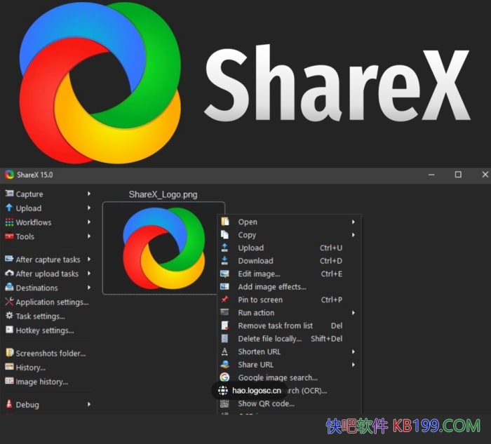 ǿĻShareX v17.1.0/һǿĻͼ