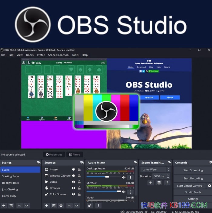 OBS Studioֱv32.0.1̻/ܻӭƵֱ¼