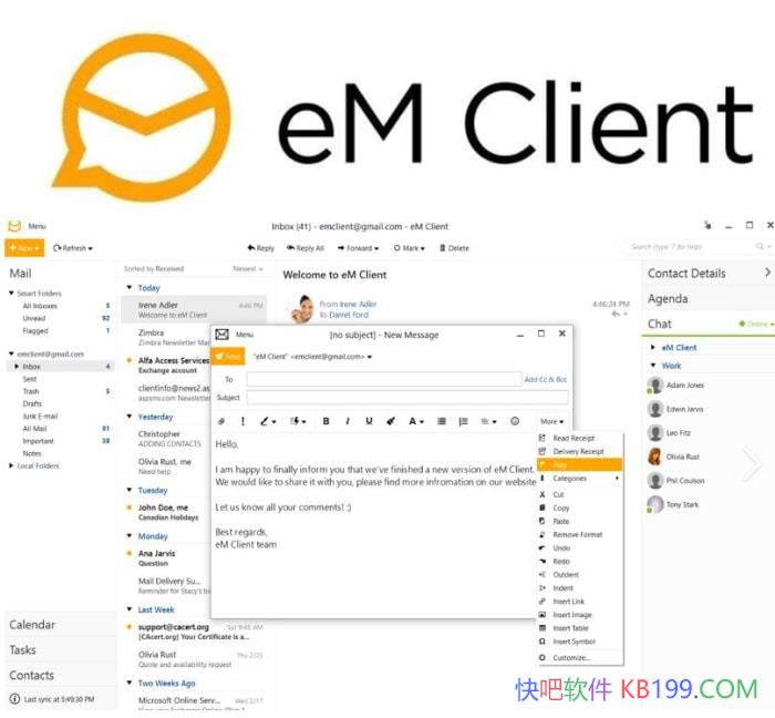 רҵͻ eM Client Pro v10.3.2619.0 Я/ʼ