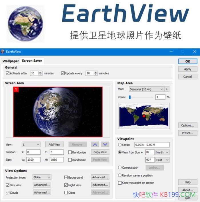 EarthView(ʵʱֽ̬) V7.13.15 Ѱ/Ļͱֽ