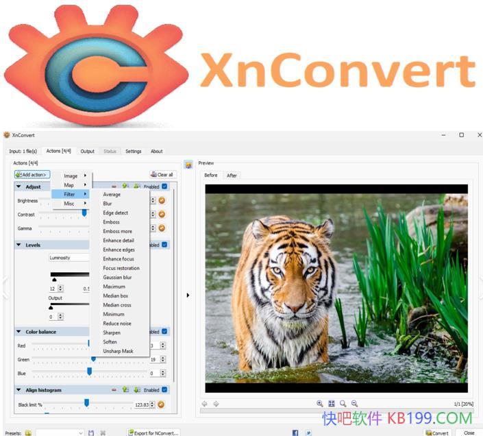 ͼƬ XnConvert v1.106.0 ɫ/ͼʽת